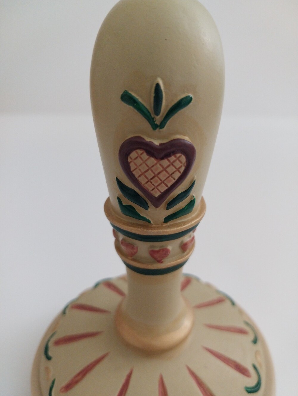 Vintage 1995 Brown Bag Cookie Art Cookie Stamp Mold Pennsylvania Heart Number 7 - Picture 2 of 9